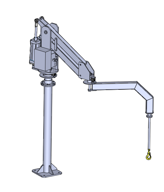 Manipulator kolumnowy — model CAD